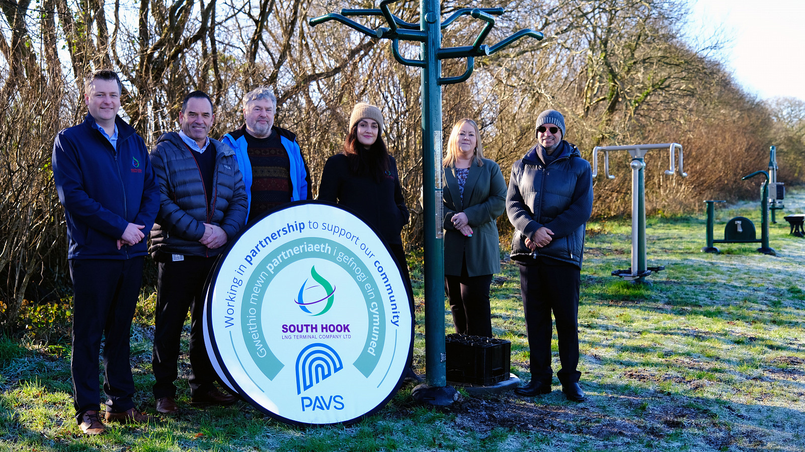 The communities around Frestrop benefit from outdoor exercise equipment