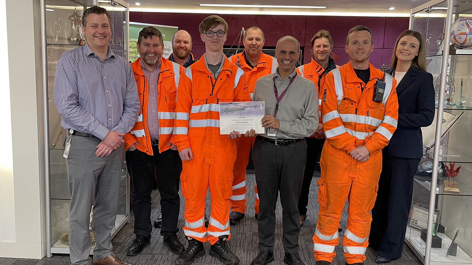 Providing valuable work experience opportunities to young people