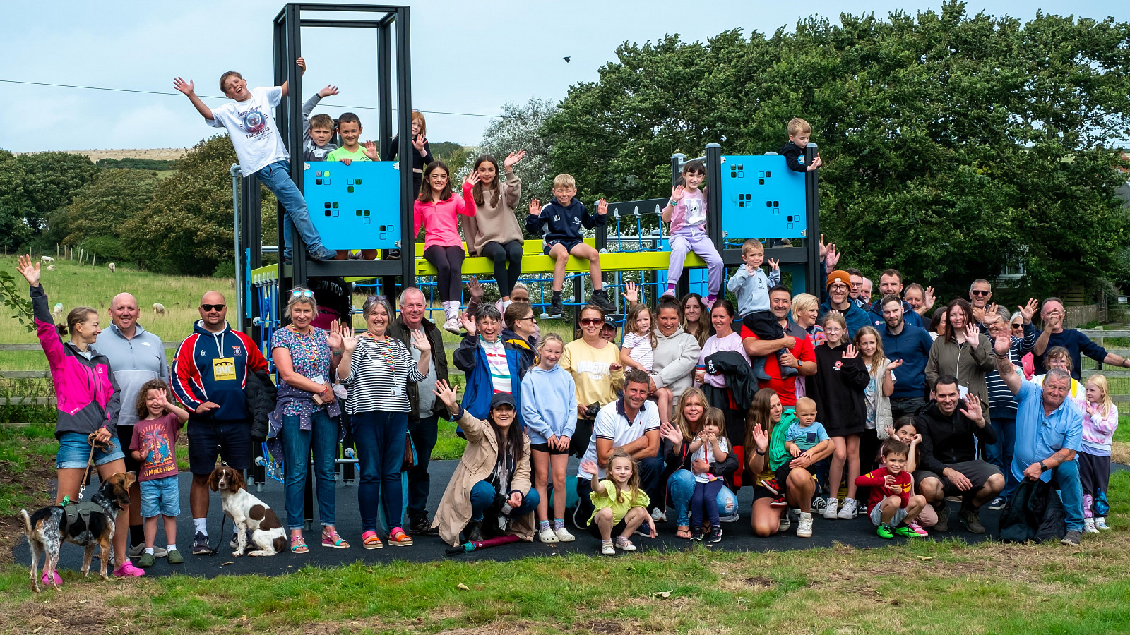 Supporting the the new playpark for the village of Angle