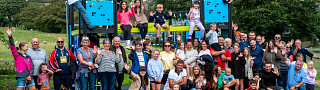 Supporting the the new playpark for the village of Angle