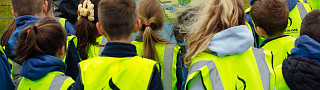 Children learn about the importance of our environment through the Roots outdoor education partnership, with Pembrokeshire Coast Charitable Trust